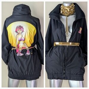 "PORT AUTHORITY" Insulated RARE Vintage Zip-Up "Old School" Bomber Jacket